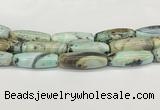 CAA5398 15.5 inches 15*40mm rice agate gemstone beads