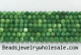 CAA5405 15.5 inches 6mm round peacock  serpntine gemstone  beads wholesale