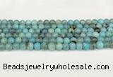 CAA5414 15.5 inches 8mm round agate gemstone beads