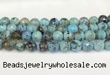 CAA5422 15.5 inches 14mm faceted round agate gemstone beads