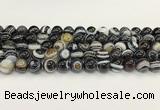 CAA5425 15.5 inches 10mm round agate gemstone beads