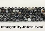 CAA5434 15.5 inches 12mm round agate gemstone beads