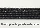 CAA5437 15.5 inches 6*8mm faceted rondelle agate gemstone beads