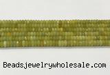 CAA5438 15.5 inches 6*8mm faceted rondelle agate gemstone beads