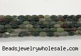 CAA5445 15.5 inches 8*12mm rice agate gemstone beads