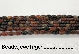 CAA5446 15.5 inches 8*12mm rice agate gemstone beads