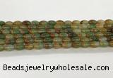 CAA5451 15.5 inches 8*12mm rice agate gemstone beads