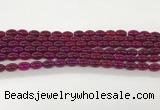 CAA5453 15.5 inches 8*12mm rice agate gemstone beads