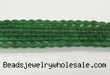 CAA5454 15.5 inches 8*12mm rice agate gemstone beads