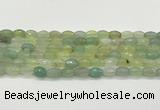 CAA5467 15.5 inches 8*12mm faceted rice agate beads