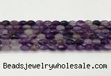 CAA5476 15.5 inches 8*12mm faceted rice agate beads