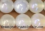 CAA5820 15 inches 8mm round AB-color agate beads