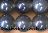 CAA5825 15 inches 8mm round AB-color agate beads