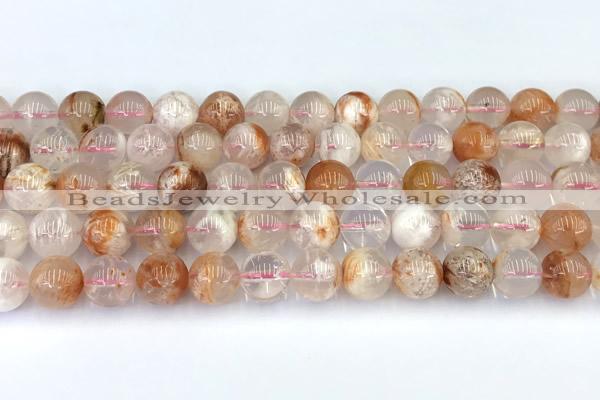 CAA5851 15 inches 9mm - 10mm round sakura agate beads