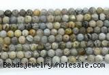 CAA6121 15.5 inches 6mm round bamboo leaf agate gemstone beads