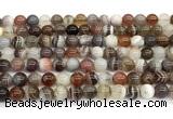 CAA6138 15 inches 6mm round Botswana agate beads wholesale