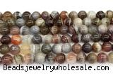 CAA6139 15 inches 8mm round Botswana agate beads wholesale