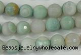 CAA715 15.5 inches 10mm faceted round fire crackle agate beads