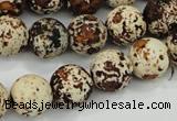 CAA754 15.5 inches 16mm round wooden agate beads wholesale