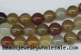 CAA891 15.5 inches 8mm round agate gemstone beads wholesale