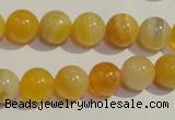 CAA91 15.5 inches 14mm round botswana agate gemstone beads