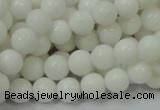 CAA93 15.5 inches 10mm round white agate gemstone beads wholesale