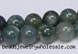 CAB386 15.5 inches 12mm round moss agate gemstone beads wholesale