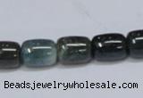 CAB392 15.5 inches 10*12mm column moss agate gemstone beads wholesale