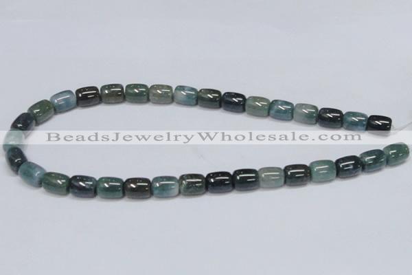 CAB392 15.5 inches 10*12mm column moss agate gemstone beads wholesale