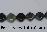 CAB418 15.5 inches 10*10mm rhombic moss agate gemstone beads