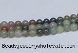 CAB430 15.5 inches 4mm round indian agate gemstone beads wholesale