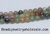 CAB431 15.5 inches 5mm round indian agate gemstone beads wholesale