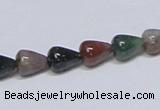 CAB444 15.5 inches 8*10mm teardrop indian agate gemstone beads