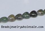 CAB452 15.5 inches 8*8mm heart indian agate gemstone beads