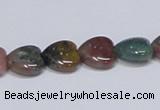 CAB454 15.5 inches 12*12mm heart indian agate gemstone beads