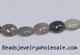 CAB456 15.5 inches 8*10mm oval indian agate gemstone beads wholesale