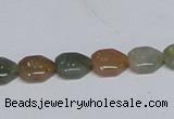 CAB467 15.5 inches 8*10mm freeform indian agate gemstone beads