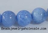 CAB649 15.5 inches 16mm round fire crackle agate beads wholesale