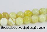 CAB659 15.5 inches 8mm round fire crackle agate beads wholesale