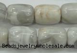 CAB904 15.5 inches 15*20mm drum natural crazy agate beads wholesale