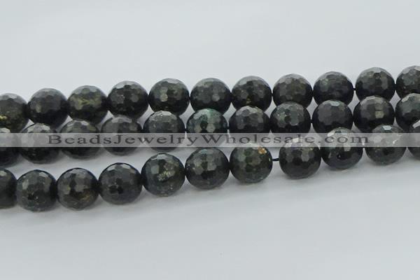 CAE41 15.5 inches 18mm faceted round astrophyllite beads wholesale