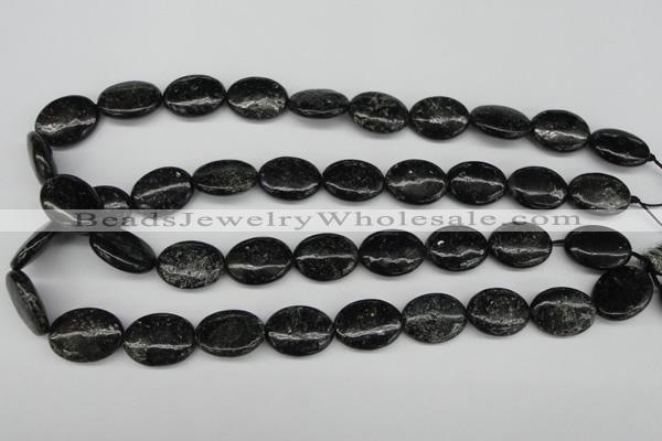 CAE58 15.5 inches 15*20mm oval astrophyllite beads wholesale