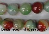 CAG1001 15.5 inches 14mm round rainbow agate beads wholesale