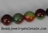 CAG1002 15.5 inches 12mm round rainbow agate beads wholesale