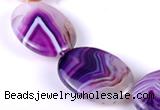 CAG158 Oval madagascar agate 25*35mm gemstone beads Wholesale