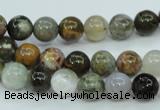 CAG1686 15.5 inches 8mm round ocean agate beads wholesale