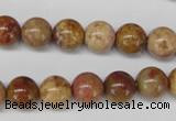 CAG1744 15.5 inches 10mm round golden agate beads wholesale