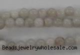 CAG1895 15.5 inches 6mm round grey agate beads wholesale