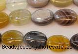 CAG2360 15.5 inches 13*18mm oval African botswana agate beads