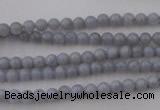 CAG2365 15.5 inches 4mm round blue lace agate beads wholesale